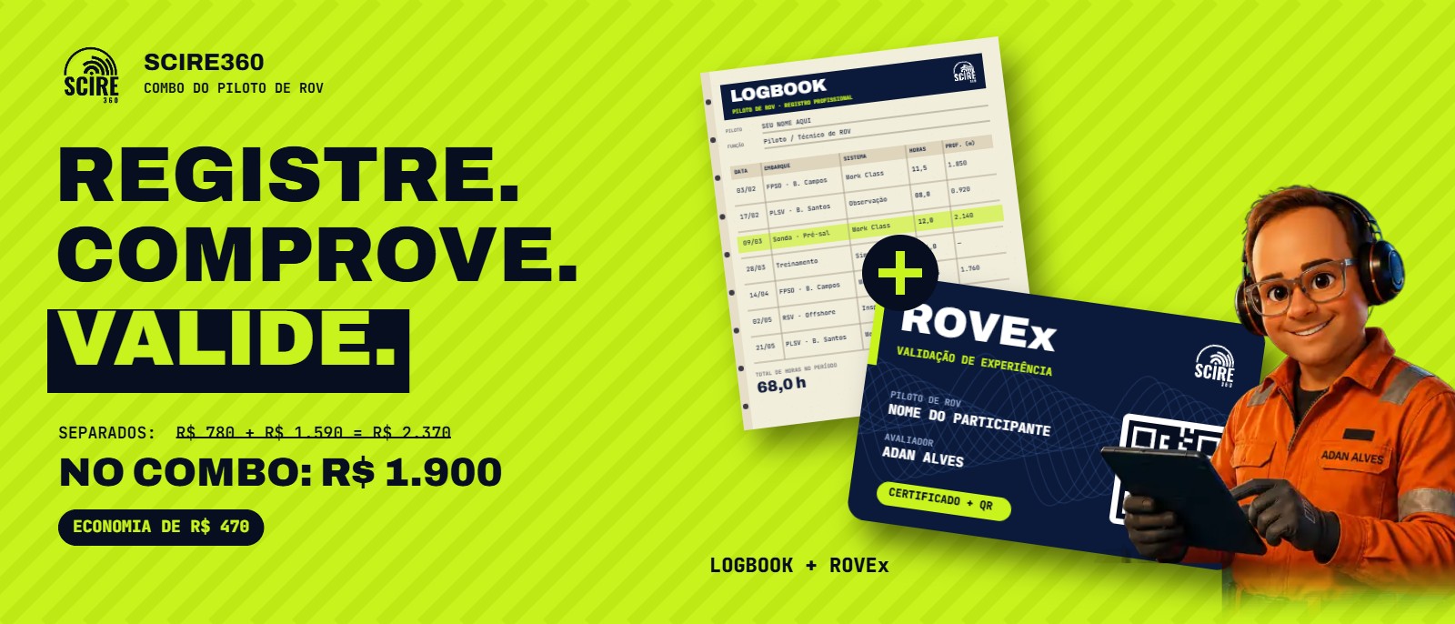 COMBO ROVEx + LOGBOOK