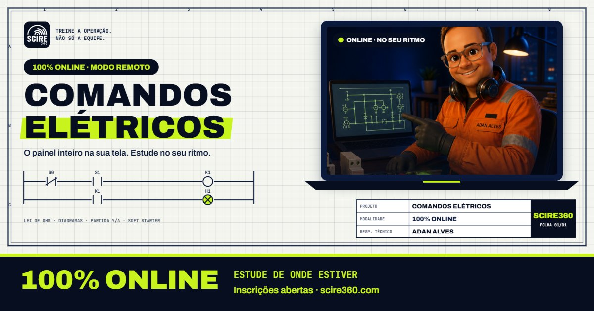 Curso de Comandos Elétricos — 100% ONLINE