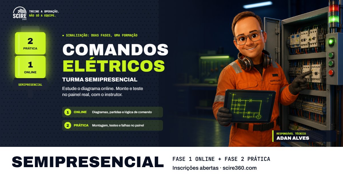 Curso de Comandos Elétricos — SEMIPRESENCIAL