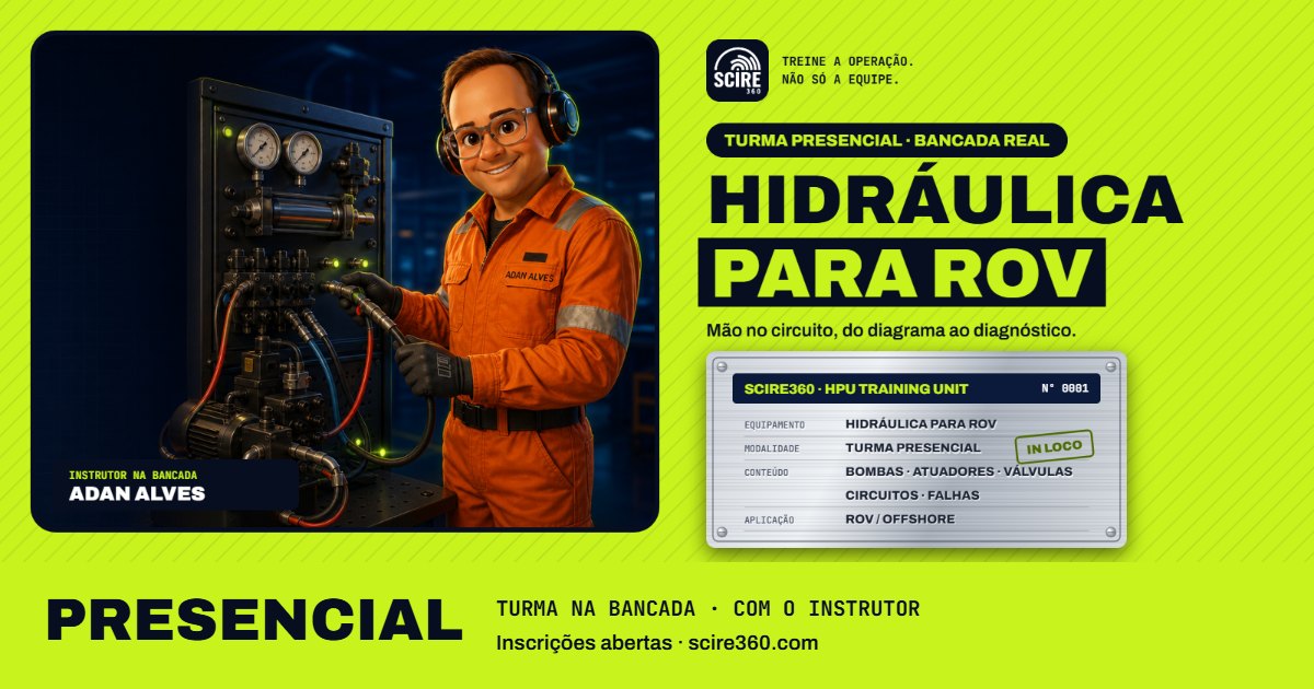 Curso de Hidráulica para ROV — PRESENCIAL