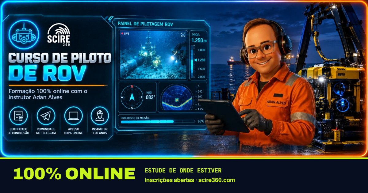 Curso de Piloto de ROV — 100% ONLINE
